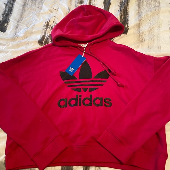 Brand New Ladies Pink Adidas Sweater - Picture 1 of 2